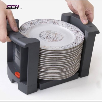 Plastic Dish Drying Rack Drainer Plate Holder Basket For Kitchen Telescopic