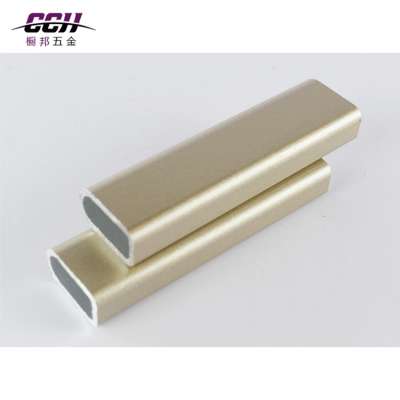 Aluminum Wardrobe cloth hanging rail pipe Tube Curtain Rod Pole Rail cloth tube bracket