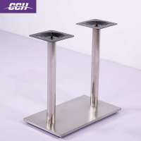 Metal furniture removable restaurant table legs chrome dining table legs steel for coffee bar base